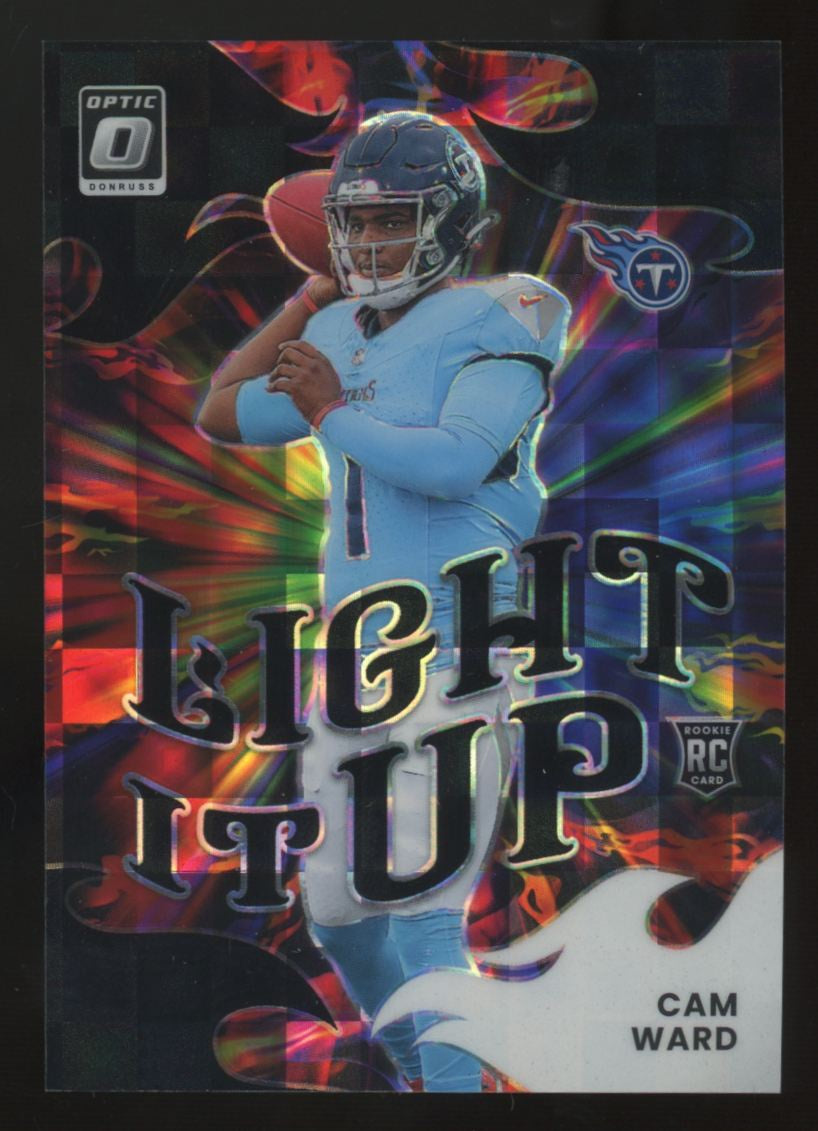 2025 Panini Donruss Optic Cam Ward RC Black Pandora Light It Up /149 #1