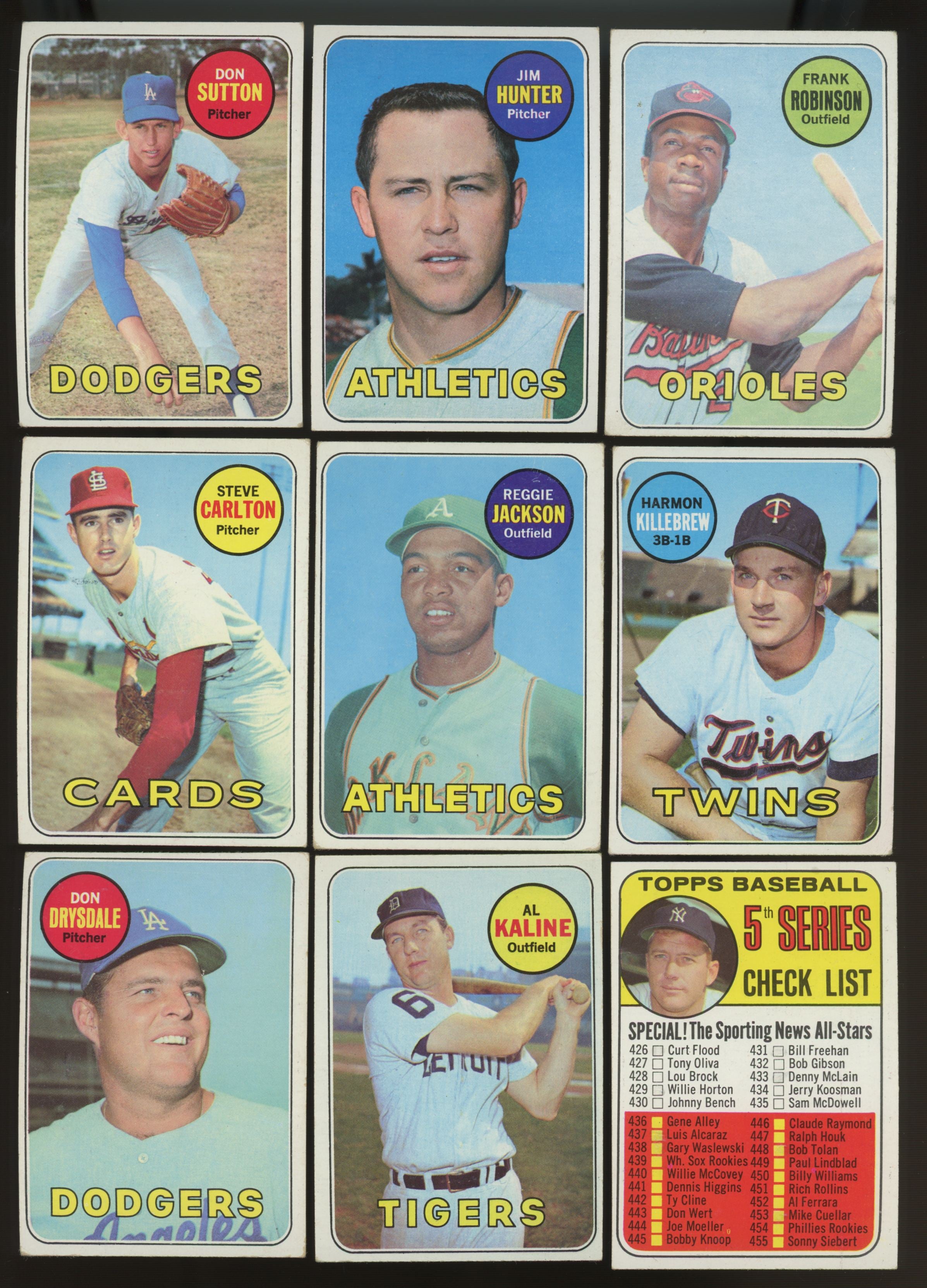 1969 Topps Baseball Complete Set (664) VG-EX w/ Wax Wrapper