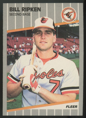 1989 Fleer Bill Ripken Black Scribble FF Error #616 NM-MT "A"