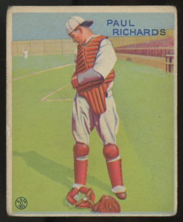 1933 Goudey Paul Richards #142 Good