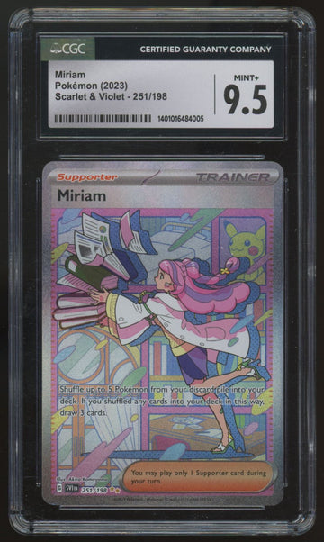2023 Pokemon Miriam Scarlet & Violet Special Illustration Rare #251 CGC 9.5