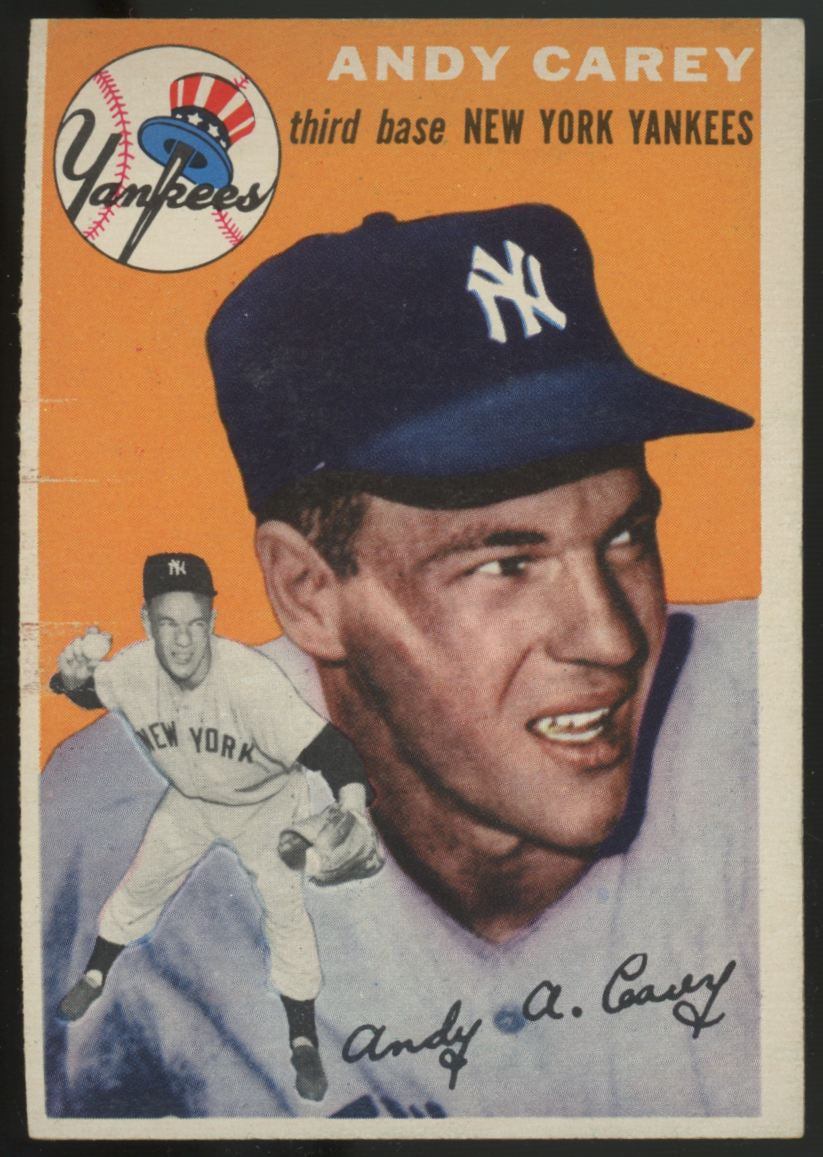 1954 Topps Andy Carey #105 EX/MT