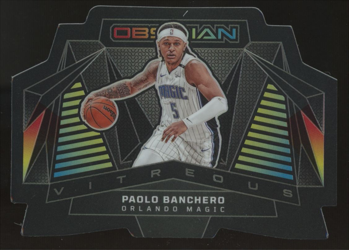 2024-25 Panini Obsidian Paolo Banchero Vitreous Die-Cut #12