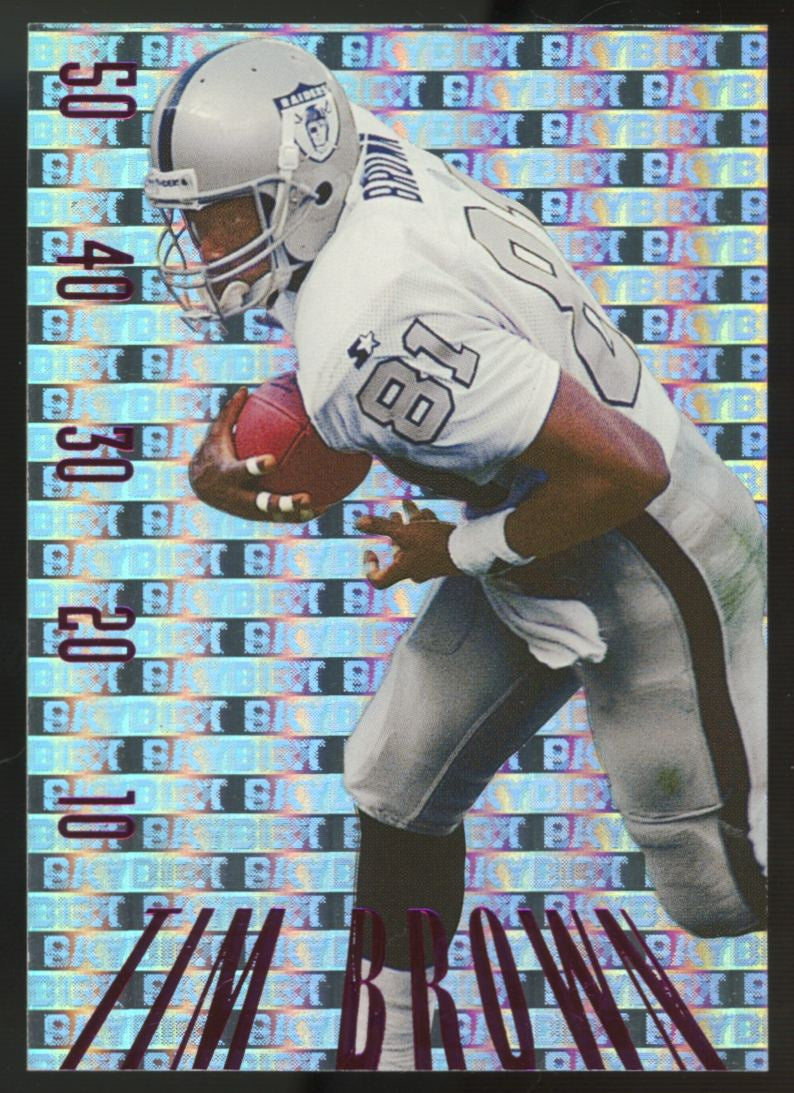 1995 Skybox Tim Brown Paydirt Purple #PD6