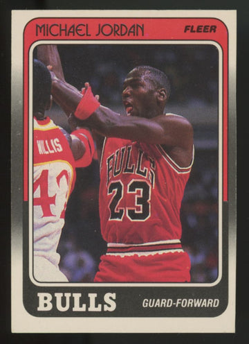 1988-89 Fleer Michael Jordan #17 VG/EX "A"