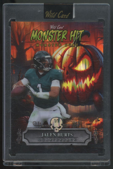 2025 Wild Card Monster Hit Jalen Hurts Monster Hunt 1/1 #MHPP-JH