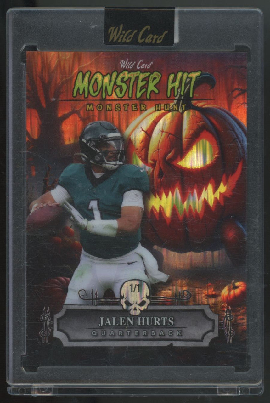2025 Wild Card Monster Hit Jalen Hurts Monster Hunt 1/1 #MHPP-JH