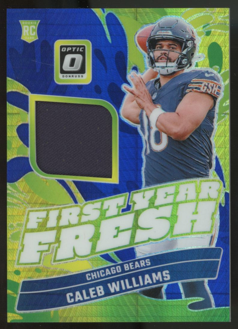 2024 Donruss Optic Caleb Williams RC First Year Fresh Patch #FYF-CWS