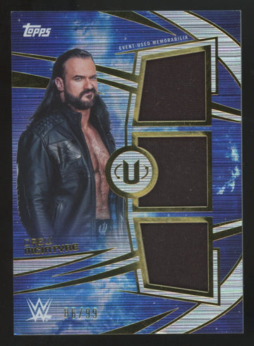 2025 Topps WWE Universe Drew McIntyre Triple Superstar Patch /99 #TRS-DMI