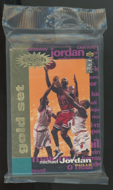 1995-96 UD Collector's Choice Crash The Game Michael Jordan Gold Set Sealed