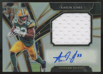2019 Panini Select Aaron Jones Jumbo Patch Auto /99 #JSS-AJ