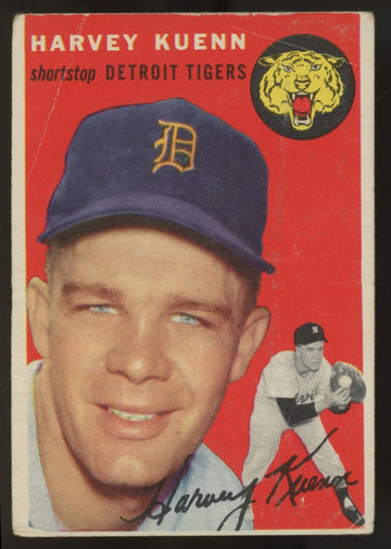 1954 Topps Harvey Kuenn RC #25 G/VG