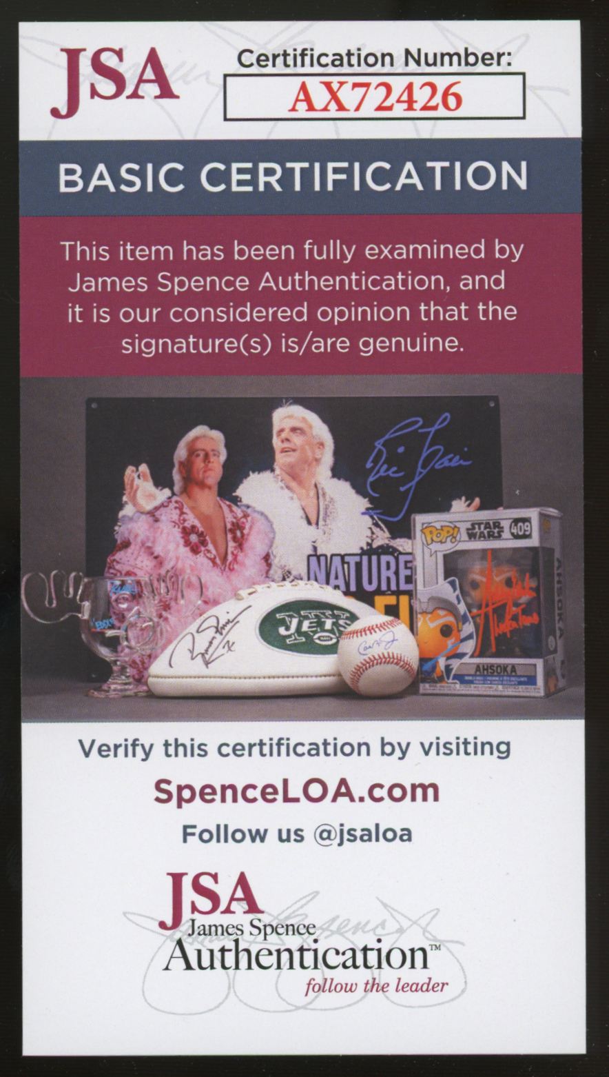 Judy Johnson Signed Autographed Index Card JSA Authentic *426