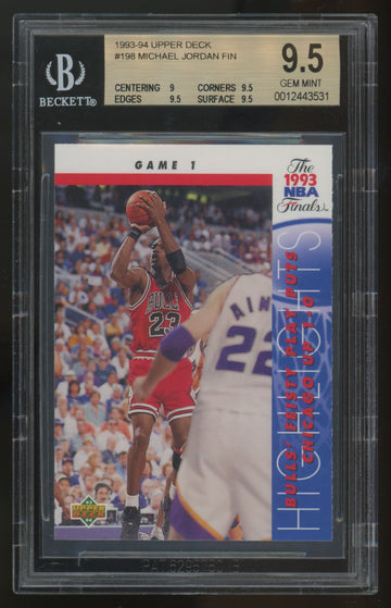 1993-94 Upper Deck Michael Jordan NBA Finals #198 BGS 9.5 *531