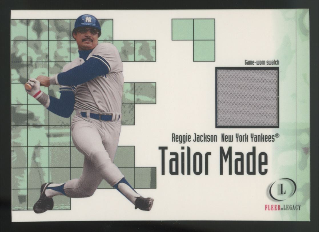 2001 Fleer Legacy Reggie Jackson Tailor Made Patch