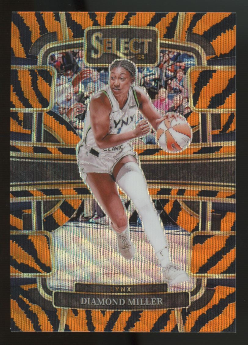 2024 Select WNBA Diamond Miller Tiger Stripe Prizm SSP #25