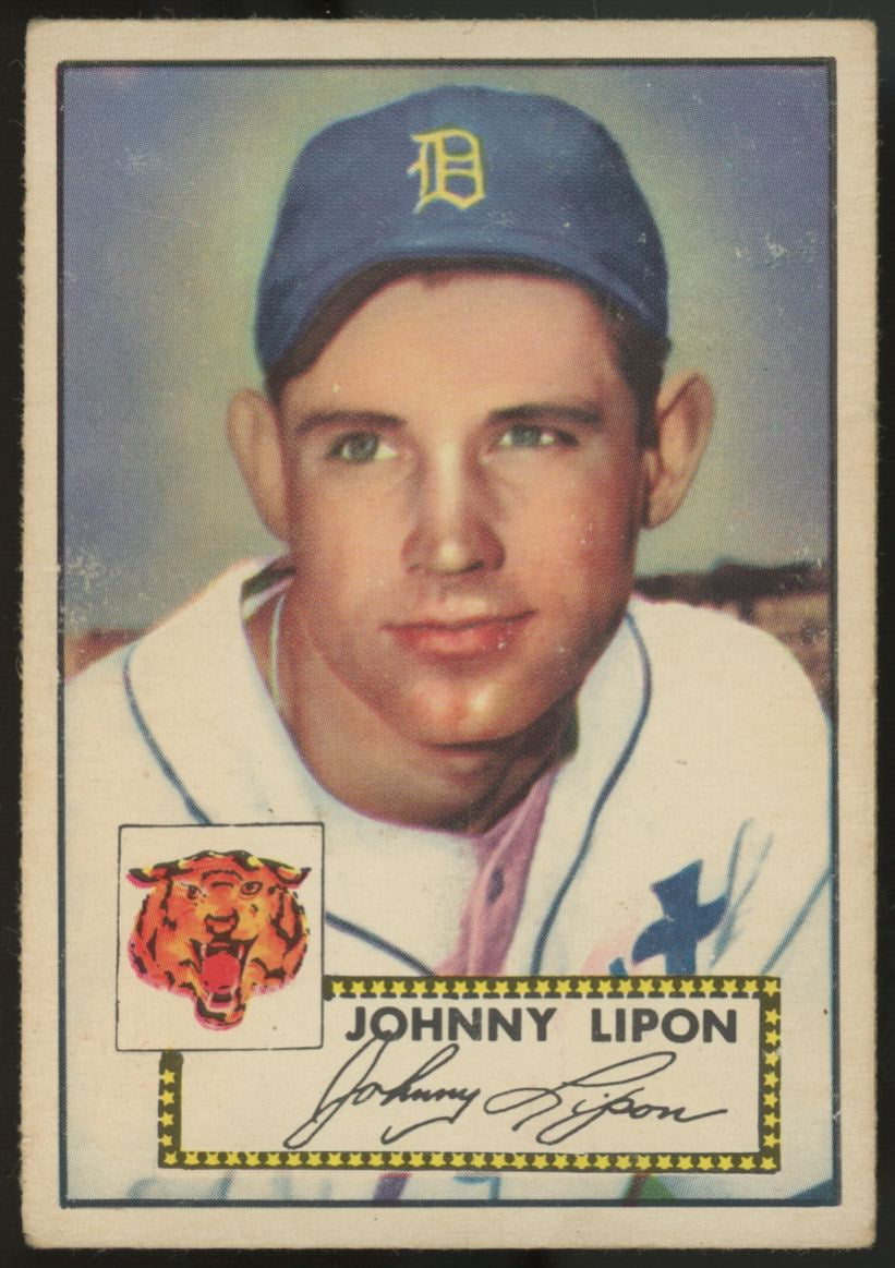 1952 Topps Johnny Lipon #89 VG/EX