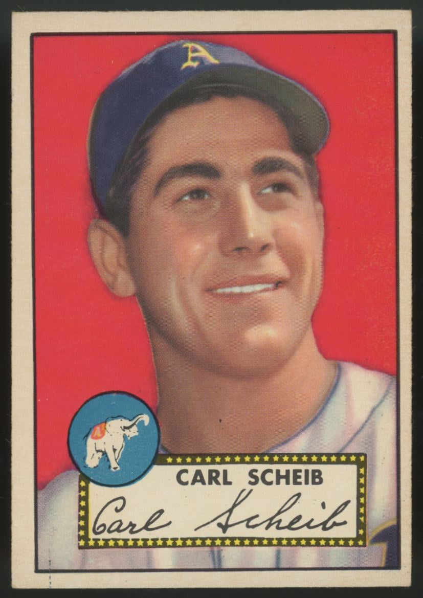 1952 Topps Carl Scheib #116 EX