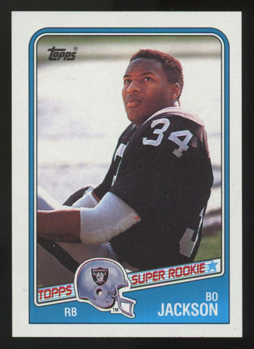 1988 Topps Bo Jackson RC Super Rookie #327 NM