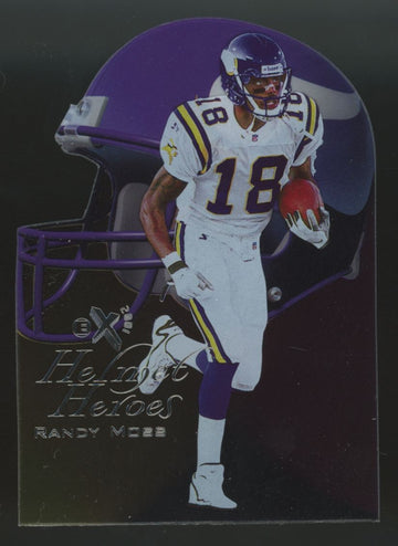 1998 Skybox E-X2001 Randy Moss RC Helmet Heroes Die-Cut #17