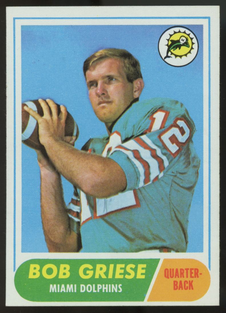 1968 Topps Bob Griese RC #196 NM (O/C)
