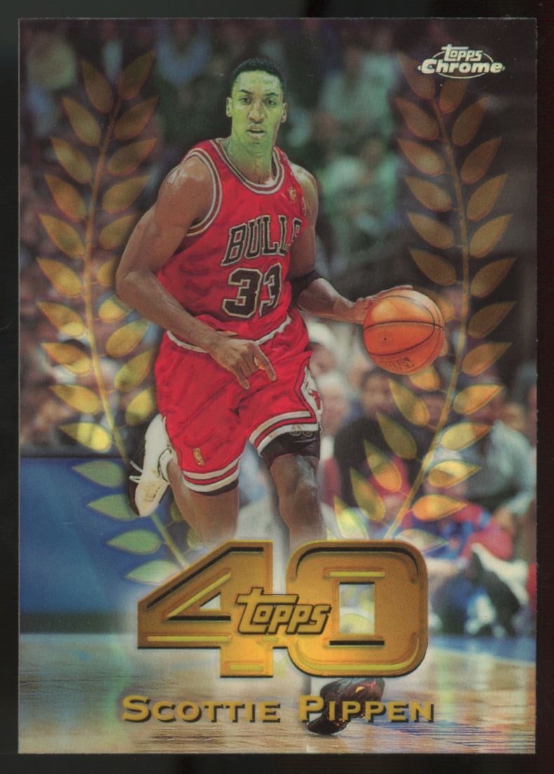 1998-99 Topps Chrome Scottie Pippen Topps 40 Refractor #T40-40