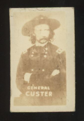 1948 Topps Magic General Custer Figures Of The Wild West #1 G/VG