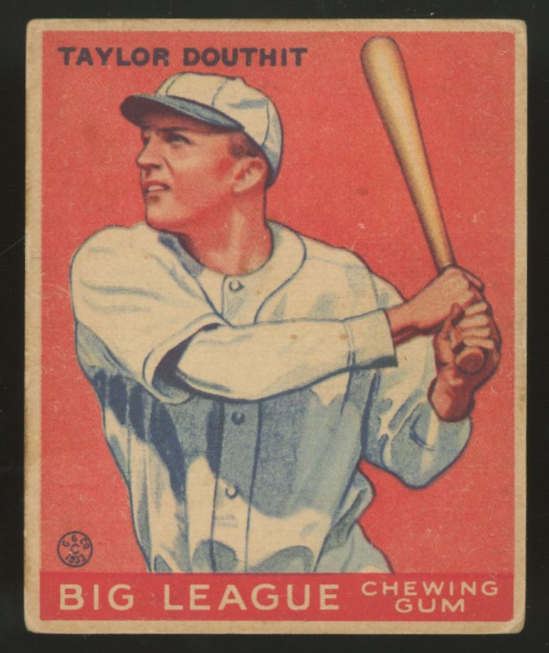 1933 Goudey Taylor Douthit #40 VG Centered