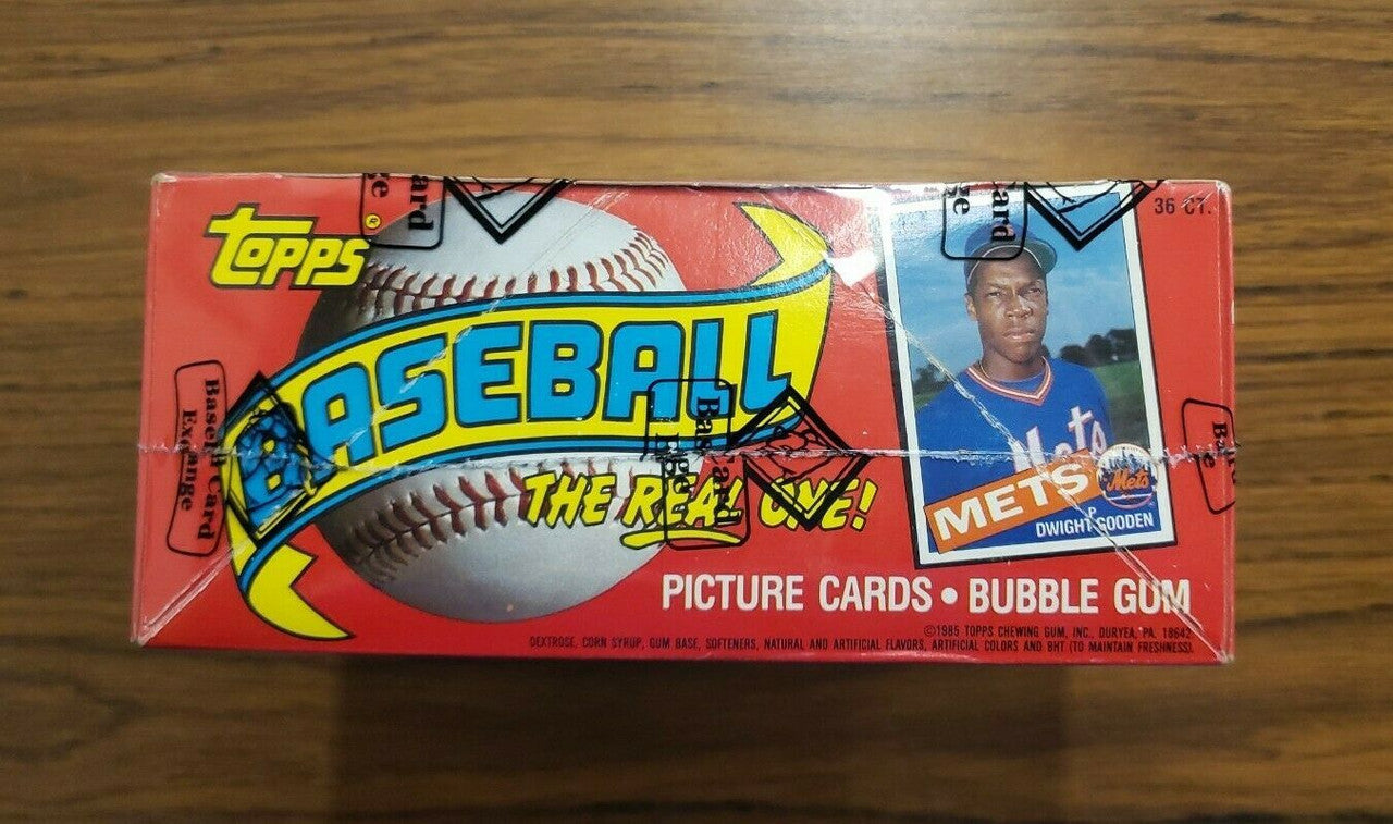 1985 Topps Baseball BBCE Sealed Wrapped Box ~ 36 Packs ~ Clean Unopened Wax Box!