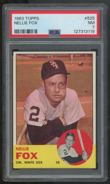 1963 Topps Nellie Fox #525 PSA 7 *119