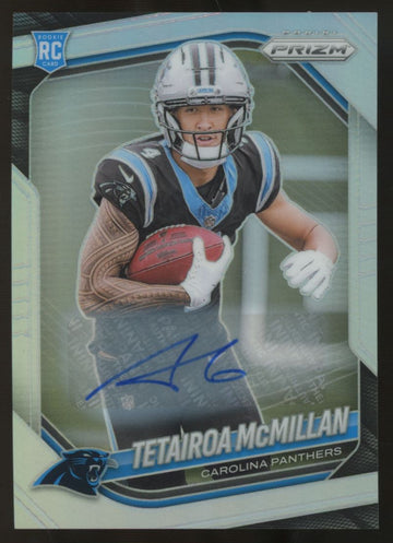 2025 Panini Prizm Tetairoa McMillan RC Silver Auto #311 "A"
