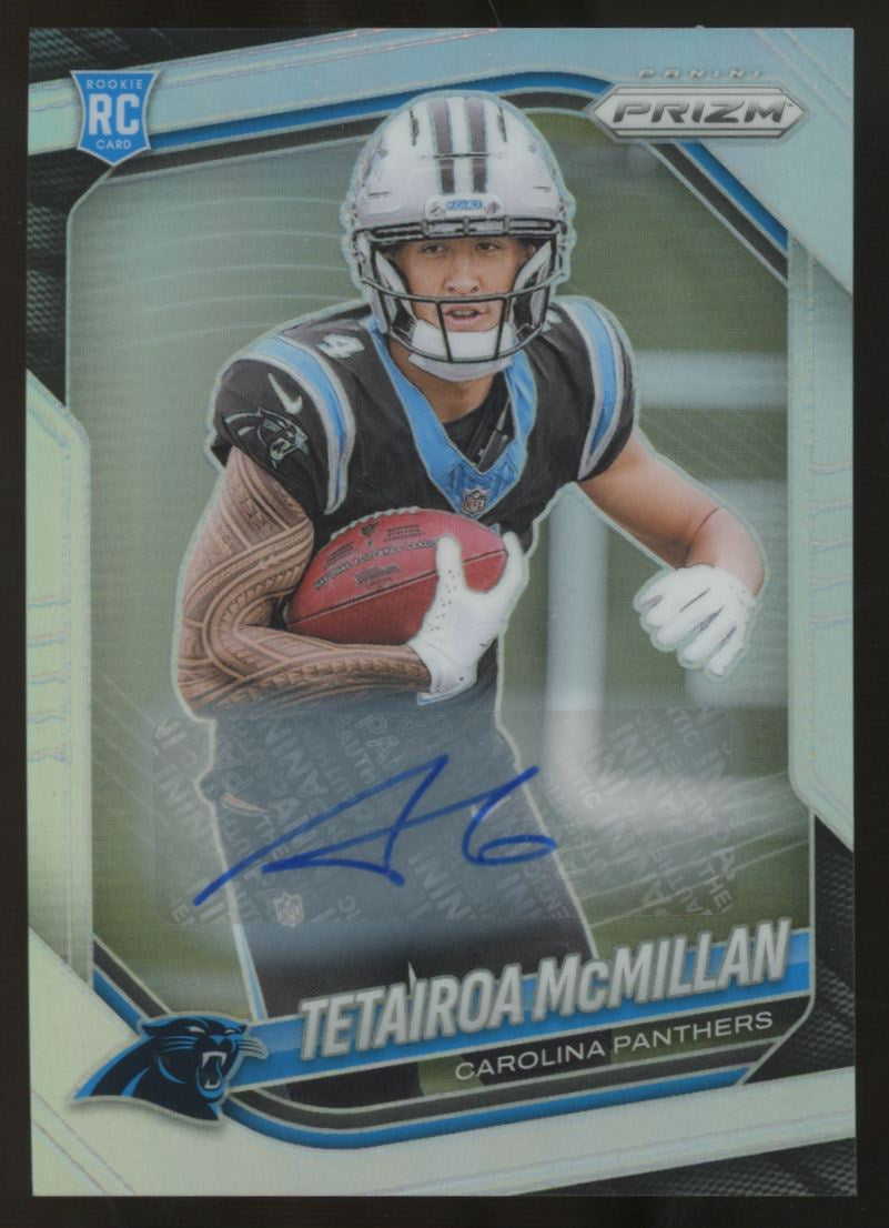 2025 Panini Prizm Tetairoa McMillan RC Silver Auto #311 "A"