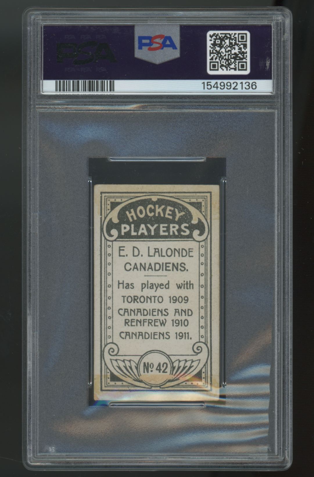 1911 C55 E.D. LaLonde #42 PSA 2