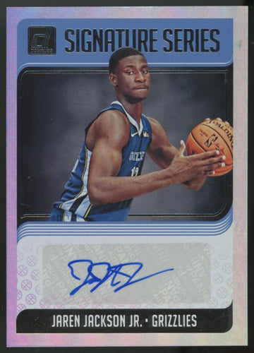 2018-19 Panini Donruss Jaren Jackson Jr. Signature Series Auto #SG-JJJ