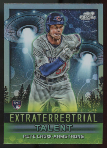 2024 Topps Chrome Cosmic Pete Crow-Armstrong RC Extraterrestrial Talent #ET-9