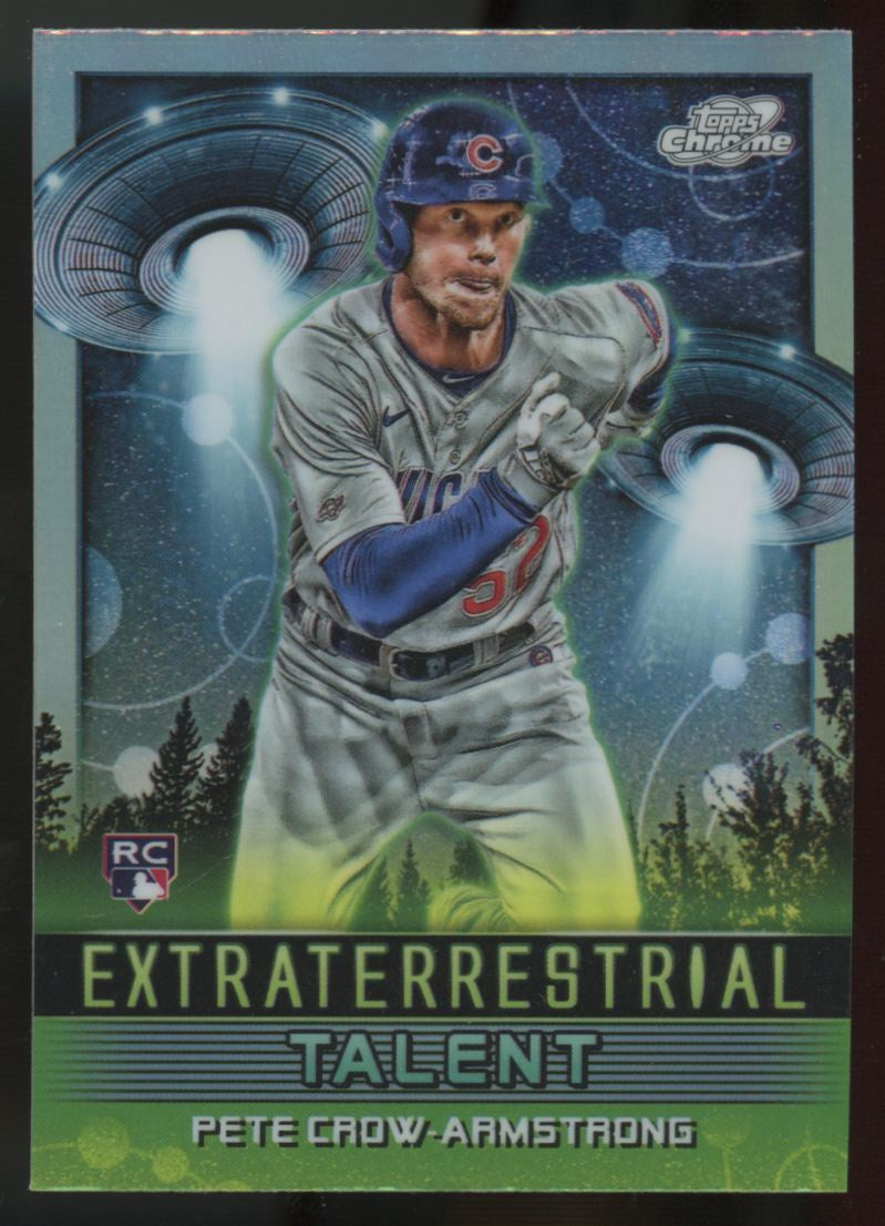 2024 Topps Chrome Cosmic Pete Crow-Armstrong RC Extraterrestrial Talent #ET-9