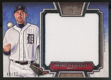 2012 Topps Five Star Justin Verlander Jumbo Patch /92 #JJR-JV