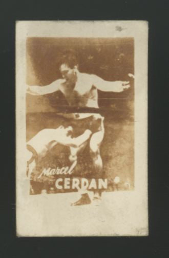 1948 Topps Magic Marcel Cerdan Boxing Champions #23 Good