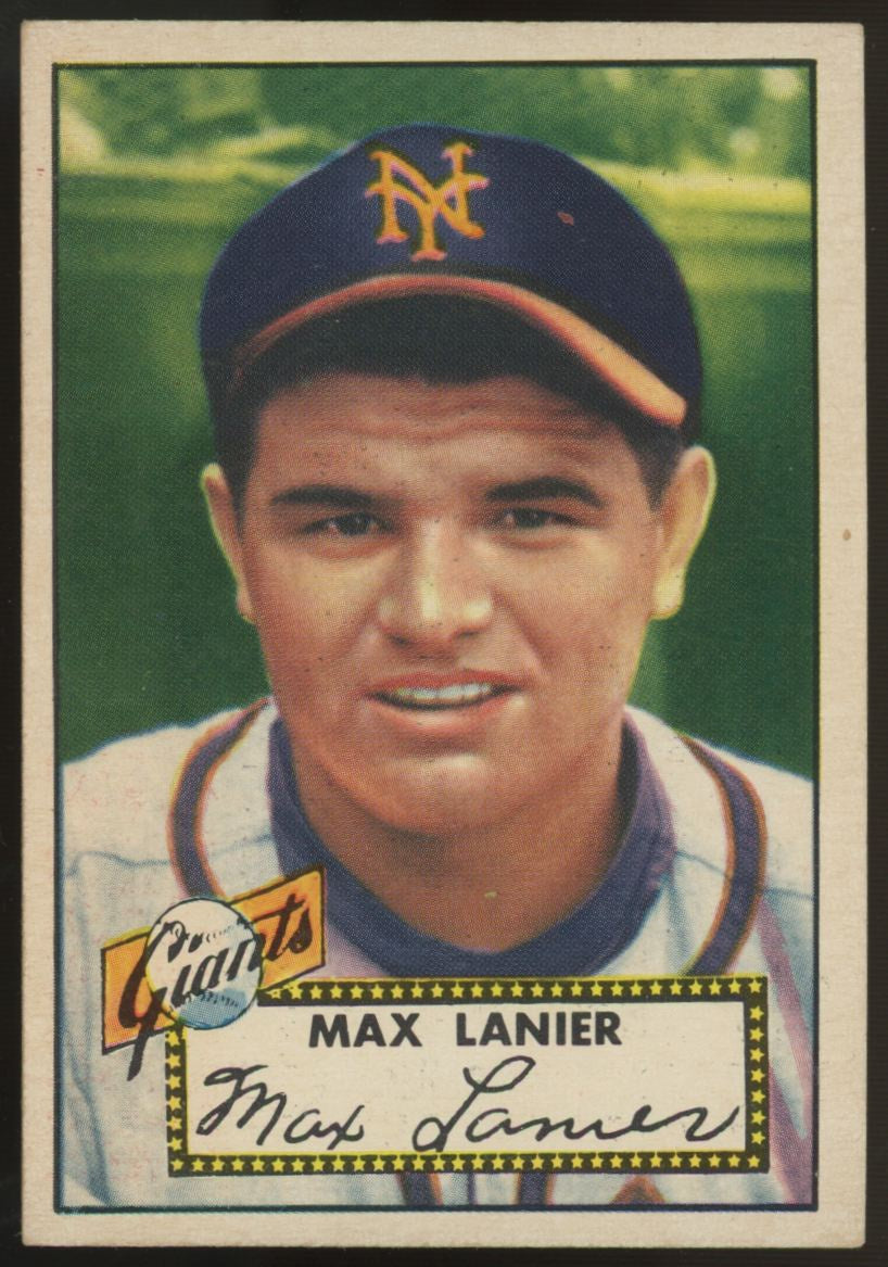 1952 Topps Max Lanier #101 EX