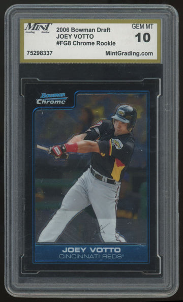 2006 Bowman Chrome Draft Joey Votto RC #FG8  MGS 10