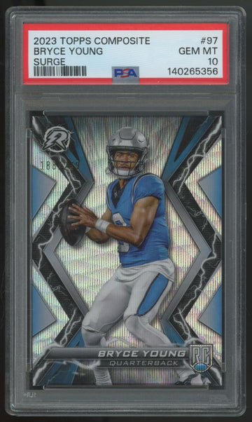 2023 Topps Composite Bryce Young RC Surge /249 #97 PSA 10