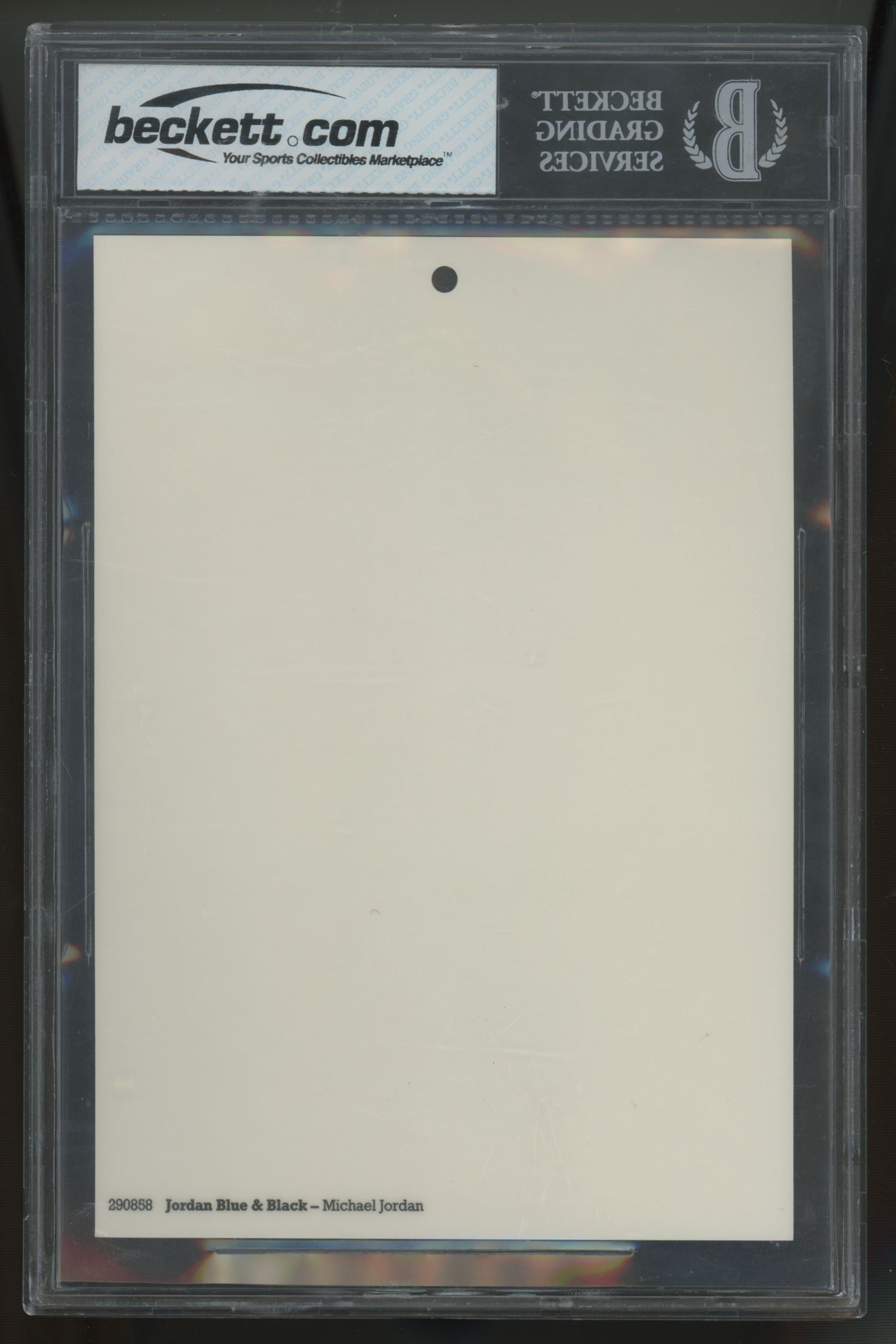 1984-85 Nike Ad Cards Michael Jordan Blue & Black #290858 BGS 8