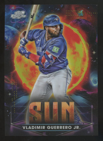 2025 Topps Chrome Cosmic Vladimir Guerrero Jr. Planetary Pursuit Sun SP #PPE-5