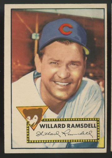 1952 Topps Willard Ramsdell #114 VG