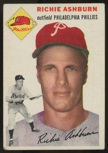 1954 Topps Richie Ashburn #45 VG/EX "A"