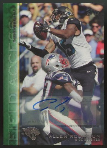 2015 Topps Field Access Allen Robinson Auto Green /50 #69