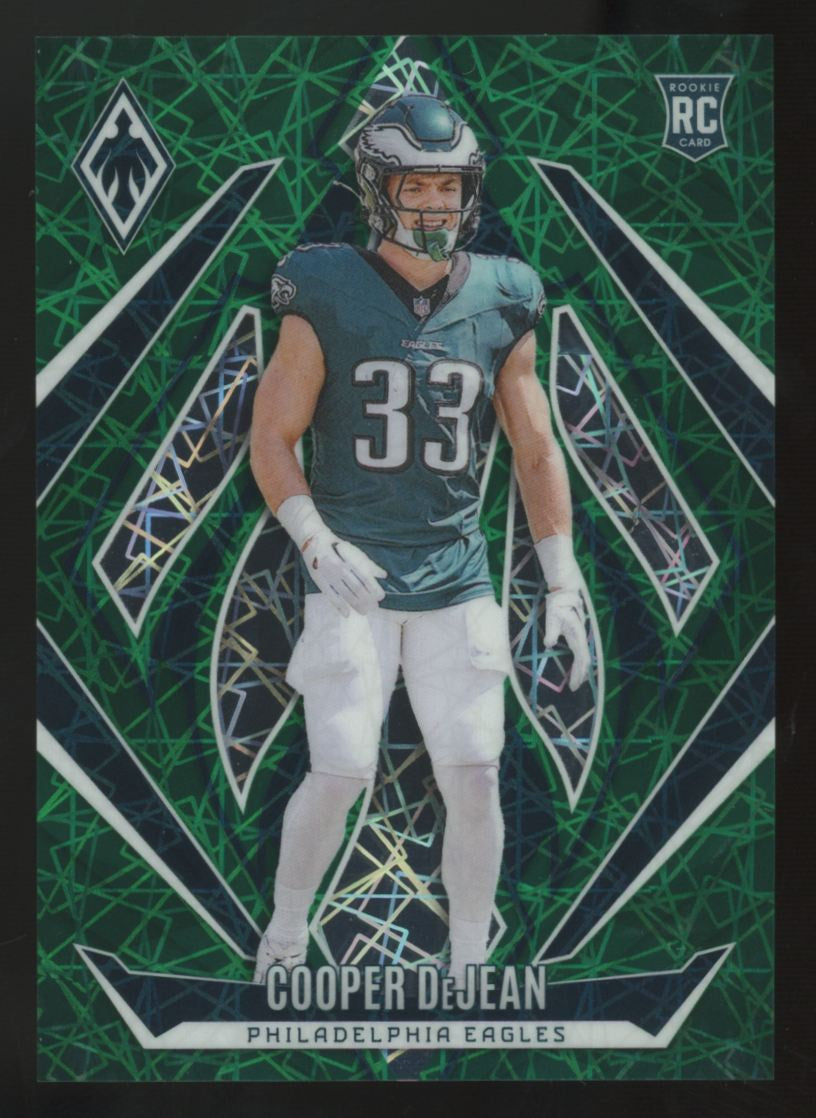 2024 Panini Phoenix Cooper DeJean RC Green Lazer /50 #171