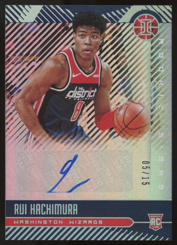 2019-20 Illusions Rui Hachimura Rookie Signs RC Auto /15 #RS-RHM