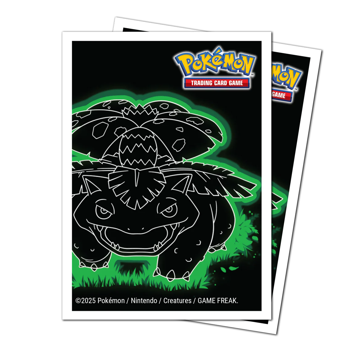 Ultra Pro: Pokemon Neon Kanto 105ct Apex Standard Sleeves - Venusaur