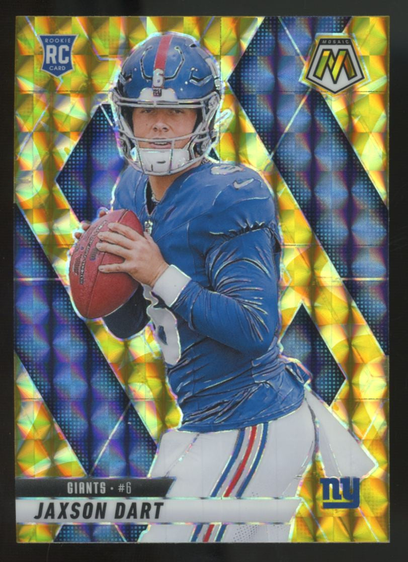2025 Panini Mosaic Jaxson Dart RC Reactive Yellow #362